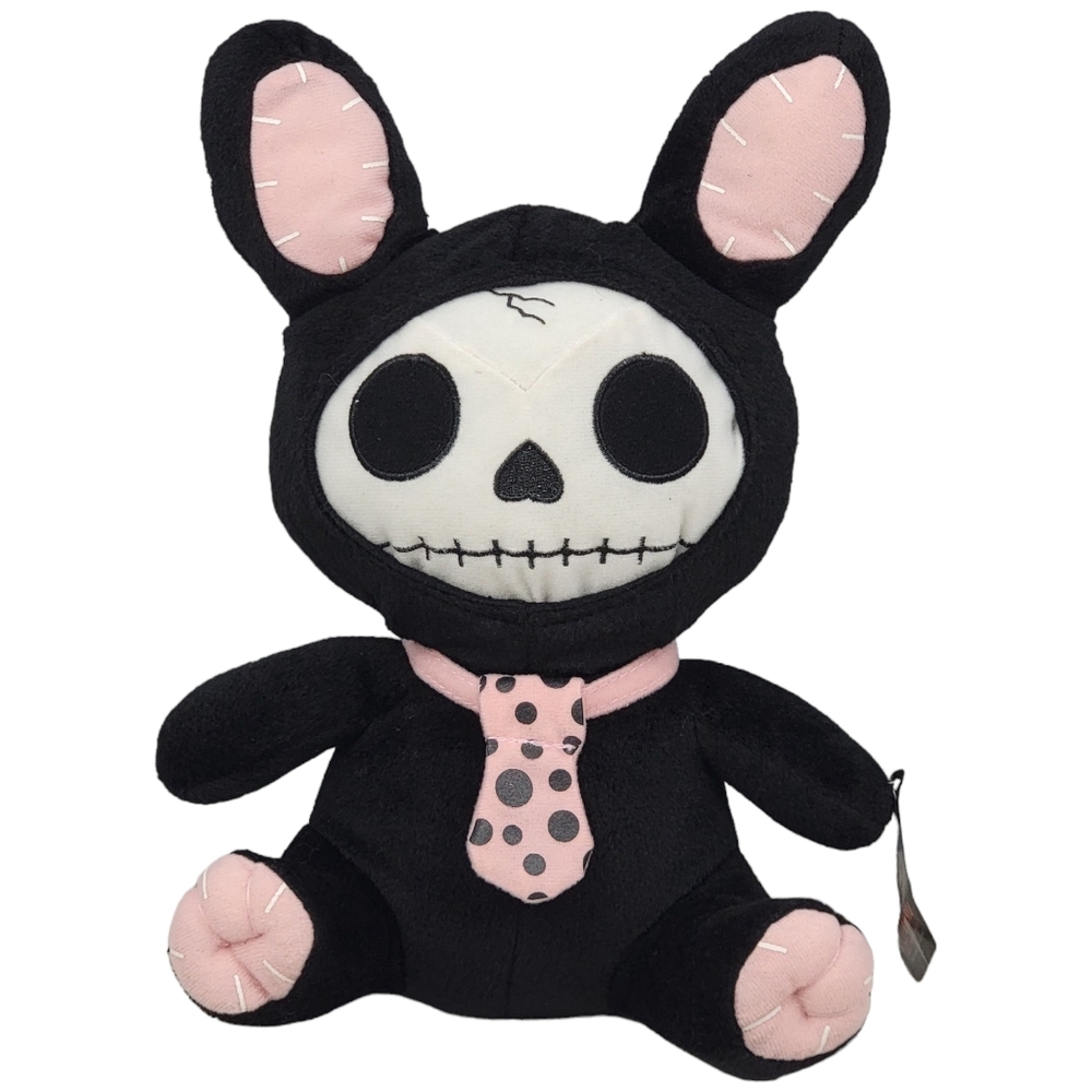 FurryBones Black Bun-Bun 10.5" Plush - Fiesta
